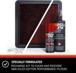 K&N Engineering FLTR CARE SERVICE KIT for oiled K&N air filters, restores performance and efficiency