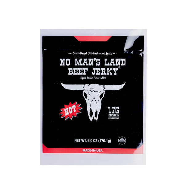 No Man's Land Hand-Cut Steak Beef Jerky Made in Oklahoma