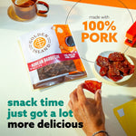 Golden Island Korean BBQ Variety Pack with 15 Pack of Pork Snack Bites and Jerky