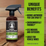 Grandpa Gus's Rodent Repellent Spray, Peppermint & Cinnamon Oil, Prevents Mouse/Rats from Nesting & Chewing on Wires, 16 fl oz (Pack of 1)