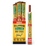 Tillamook Country Smoker 100% Grass Fed Beef Sticks, 8 Pack, 1.15 Ounce, Non-GMO, Gluten Free, High Protein Snack