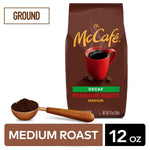 McCafe Premium Roast Decaf, Medium Roast Ground Coffee, 12 oz Bag