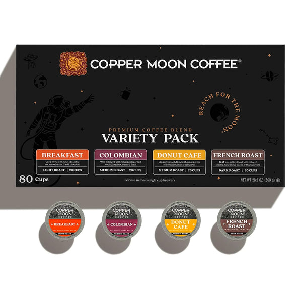 Copper Moon Single Serve Coffee Pods Variety Pack for Keurig K-Cup Brewers