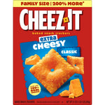Cheez-It Cheese Crackers, Baked Snack Crackers, Family Size, 21oz Box