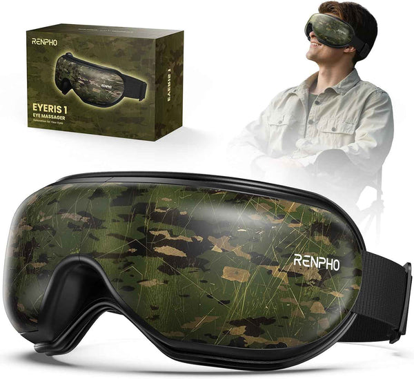 RENPHO Eye Massager with Heat, Valentines Day Gifts for Her Him Birthday Gifts for Women Mom, FSA Eligible HSA Eye Mask for Migraine,Sleep Mask for Dry Eyes Relax, Reduce Strain for Men Dad Eyeris 1