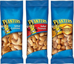 PLANTERS Variety Pack with Salted Cashews, Peanuts, and Honey Roasted Peanuts, 36 Count