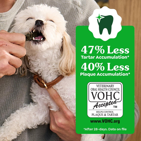 greenies veterinarian-recommended adult natural dental dog treats, original flavor, 36 oz. pack, 36 count, regular size