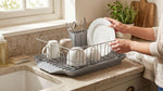 Farberware Classic 3-Piece Dish Drying Rack Set for Kitchen Counter