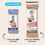 Organic Mini Chocolate Covered Peanut Butter Protein Bars, 18 Count, 1.05 Ounce Each