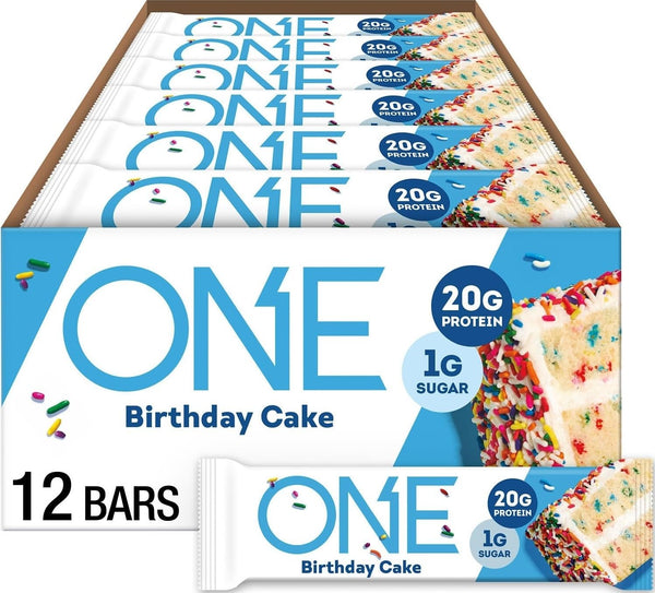 ONE Blueberry Cobbler Protein Bars, Gluten Free, 20g Protein, 12 Count