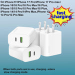 4 Pack USB C Charger Block for iPhone and iPad
