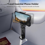 Universal Phone Holder for Airplane Travel with 360 Degree Rotation