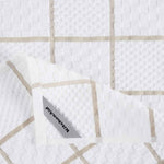 KITCHENAID Quilted Cotton Terry Cloth Oven Mitt, Pot Holder, Kitchen Towel 4-Pack Set, Heat Resistant, Silicone Grip, 16"x26", 7"x13" & 7"x10", Milkshake