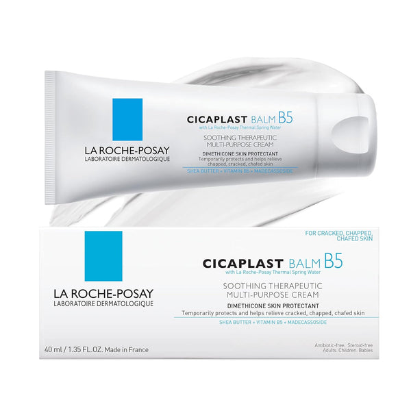 la-roche-posay cicaplast balm b5, 40ml or 100ml, soothing multi-purpose cream for dry & irritated skin