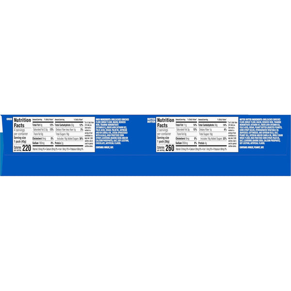 Nabisco Cookies Variety Pack with OREO Nutter Butter and CHIPS AHOY Cookies