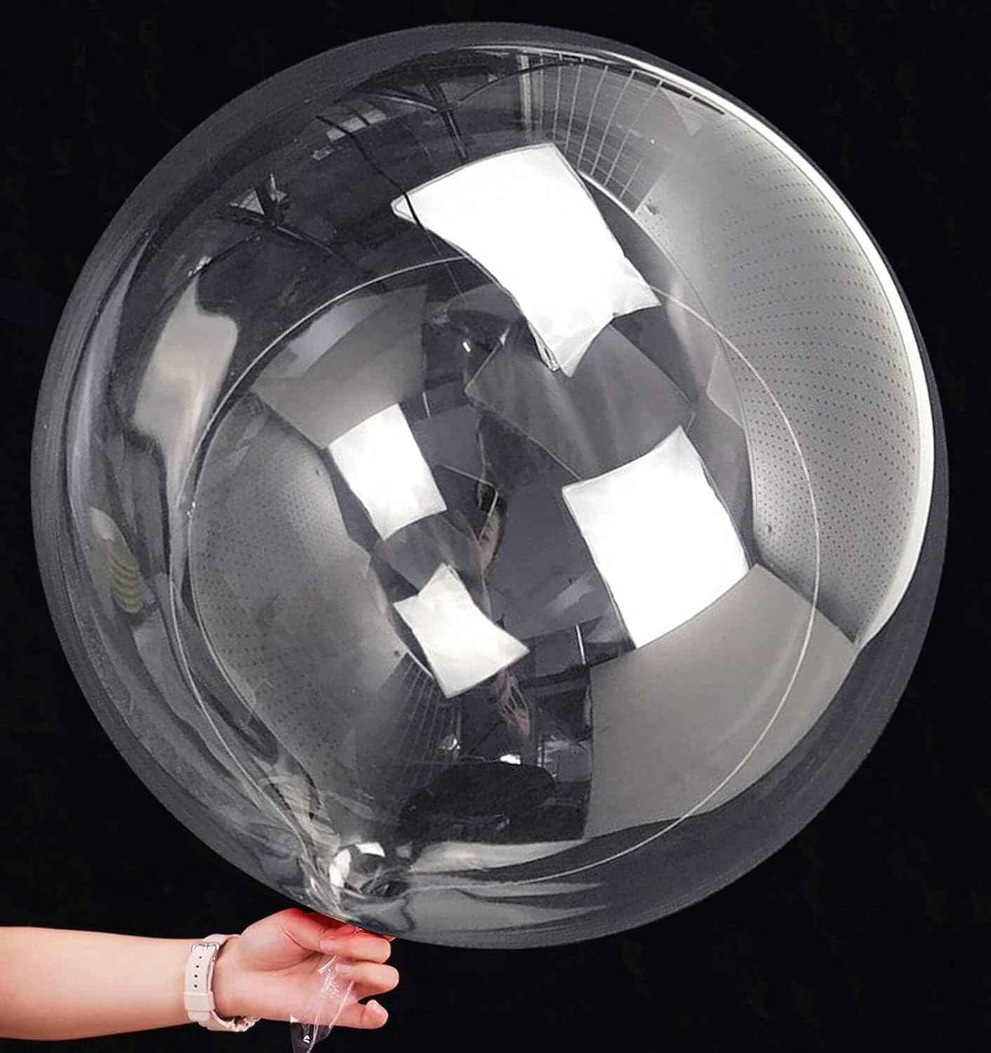20 Inch Bobo Balloons Bubble Balloons, 10 Pcs Clear Bobo Balloon, Large Transparent Bubble Balloon for Christmas Wedding Birthday Party Decoration