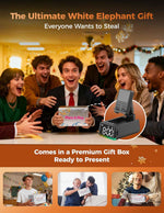 Bluetooth Speaker Birthday Gift for Men:Induction Cell Phone Stand HD Sound Valentines Gifts For Him Her Adult Teen,Anti-Slip Phone Holder Kitchen Gadget Women Mom Wife,Dad Husband Boyfriend(Black)