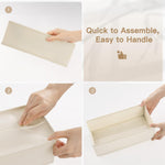 14 Pack Beige Drawer Organizer for Baby Clothes and Storage
