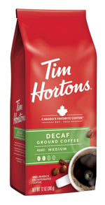 Tim Hortons 100% Arabica Decaf Medium Roast Ground Coffee 12 Ounce