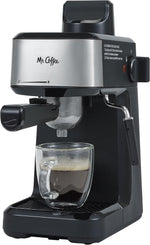 Mr. Coffee 4-Shot Steam Espresso Maker with Stainless Steel Frothing Pitcher