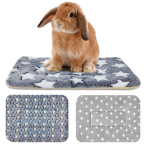 3PCS soft rabbit bedding guinea pig cage liner fleece blanket plush hamster beds ferret squirrel hedgehog rat