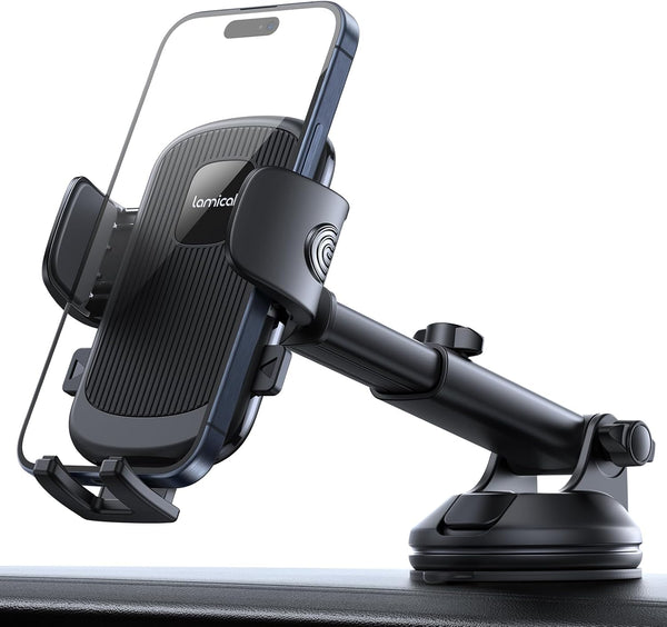 Lamicall Car Phone Holder with 360° Rotation and Adjustable Mount