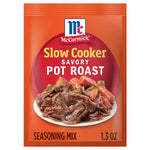 McCormick, 1.3 Oz Slow Cooker Savory Pot Roast Seasoning Mix Pack of 1 Old Fashioned Flavor