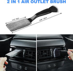 7pcs Car Detailing Brush Set, Ultra Soft Boars Hair, Car Cleaning Gel Supplies Kit, Car Dust Brush, Accessories for Truck, SUV, Interior Cleaning