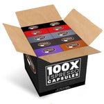 Espresso Italia 100 Variety Pack Pods compatible with Nespresso Original Line Machines