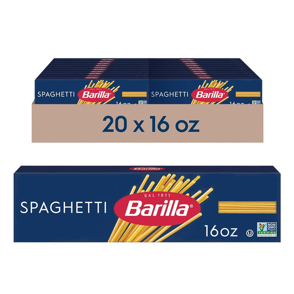 Barilla Rotini Pasta, 16 oz. Non-GMO, Durum Wheat Semolina, Kosher Certified, Italian Made Pastas