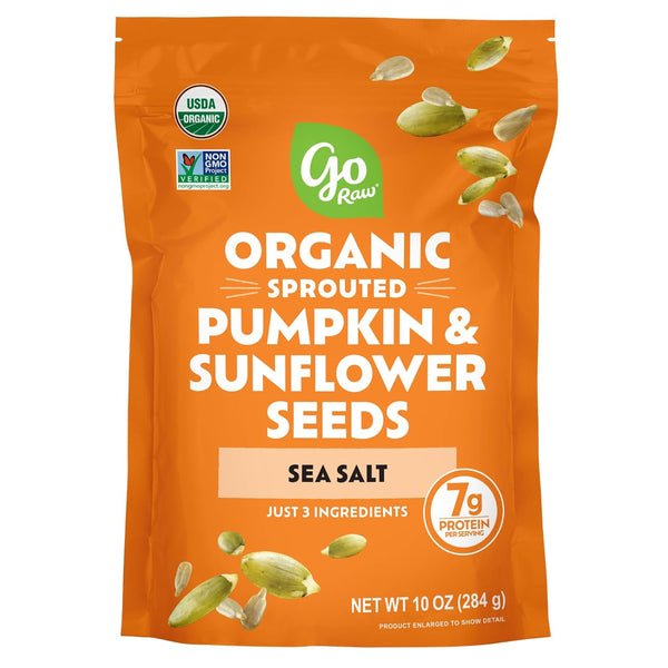 Go Raw Organic Sprouted Mixed Seeds 13 oz Unsalted Keto Kosher