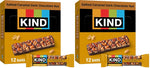 KIND Snack Bars, Caramel Almond & Sea Salt, Gluten Free, Low Sugar, High Fiber, 12 Count