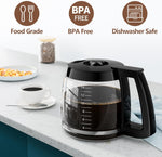 14-Cup Glass Carafe Replacement for Cuisinart Coffee Makers
