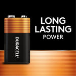 Duracell Coppertop 9V Battery, 6 Count (Pack of 1), Long-lasting All-Purpose Alkaline 9V Batteries for Household and Office Devices