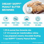 SKIPPY Creamy Peanut Butter, 80 oz Jar, 7g Protein per Serving