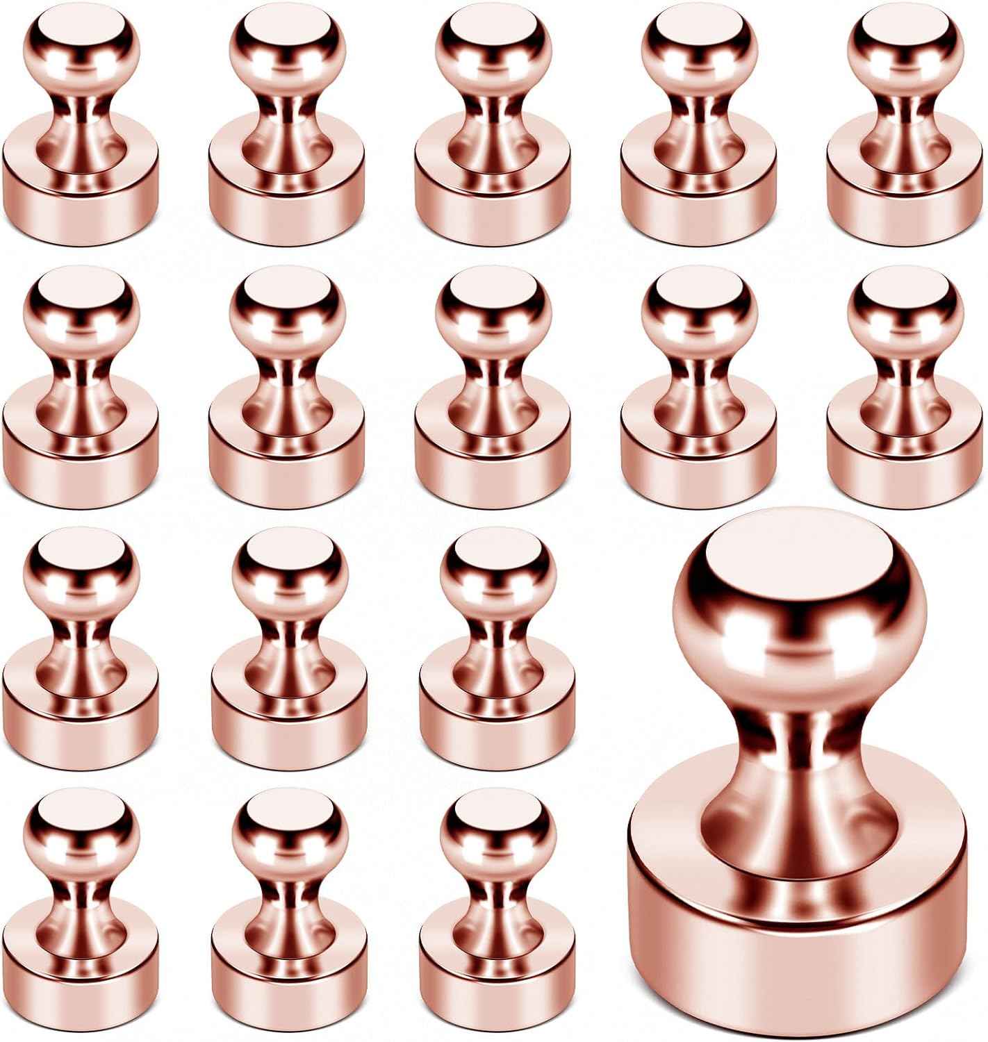 LOVIMAG 12Pcs Black Fridge Magnets, Small and Strong Magnets for Whiteboard, Office, Classroom, Map, Kitchen