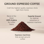 Illy Caffe Medium Roast Espresso Classico Ground Coffee, 8.8 OZ