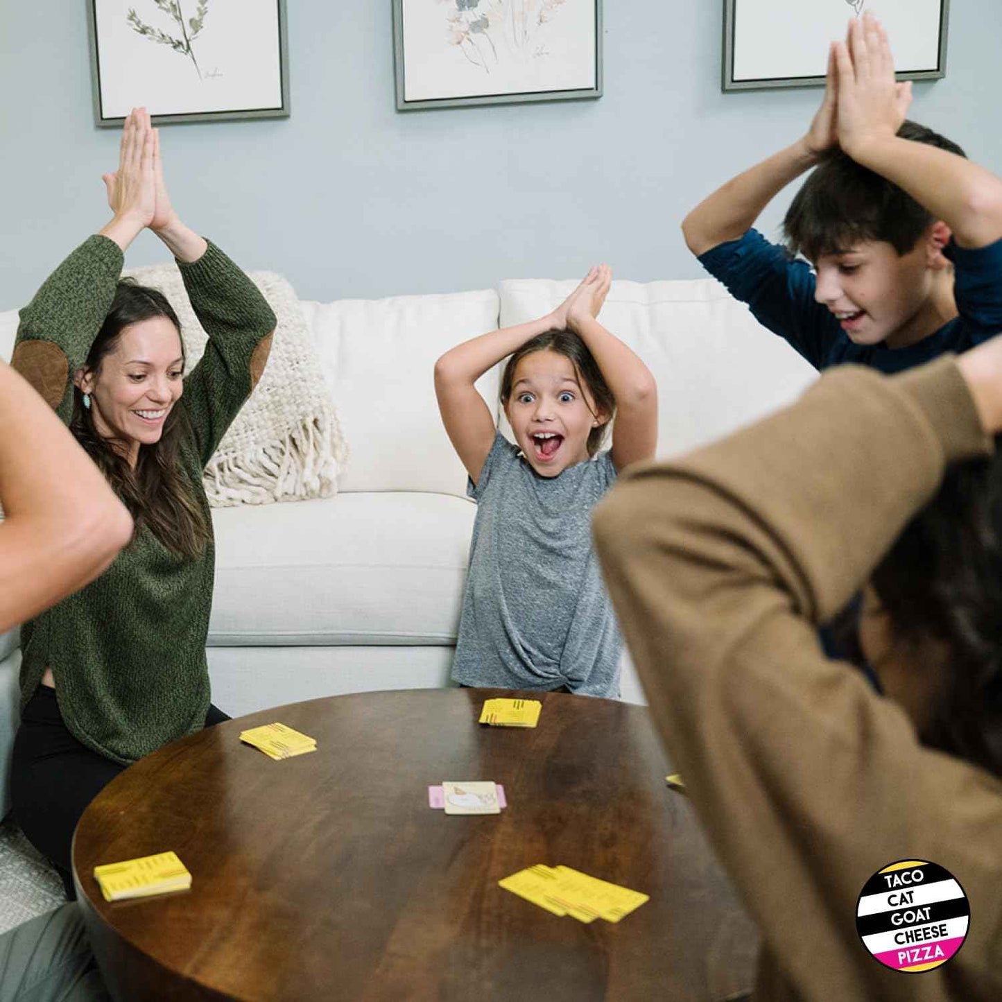 Taco Cat Goat Cheese Pizza Wildly Entertaining Card Game for Family and Group Game Night | Easy to Learn and Play with 10-15 Minute Rounds | Fun for Kids, Teens, Adults, and Families | 2-8 Players