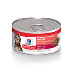 Hills Science Diet Adult 1-6 Premium Nutrition Wet Cat Food Salmon Minced 5.5 oz Can Case of 24