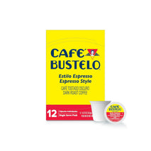 Café Bustelo Espresso Style Dark Roast Coffee Pods, 12 Count, Single Serve