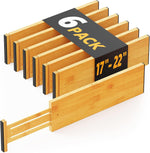 Bamboo dresser drawer dividers for organization and customization