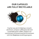 nespresso vertuo variety pack assortment, 30 count, medium and dark roast coffee pods, 7.8 oz serving