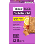 RXBAR Nut Butter and Oat Protein Bars, 12 Count, 23.2oz Box, Lemon Honey Cashew Butter