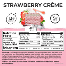 power crunch whey protein bars strawberry cream 1.4 oz 12 count high protein snacks