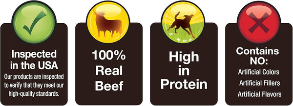 Cadet 100% Beef Strips Dog, Single Ingredient Beef Esophagus, 8 Ounce