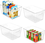 Clear Plastic Storage Bins for Home Organization and Storage