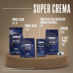 Lavazza medium roast ground coffee, Arabica and Robusta blend, 32 oz bag for drip and espresso preparations
