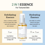 Mixsoon bean essence exfoliating hyaluronic acid serum for textured skin, vegan, no artificial fragrance