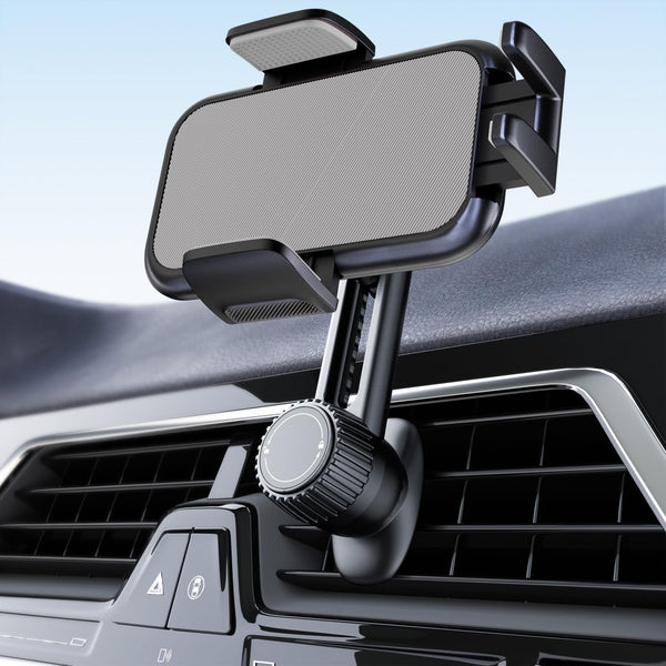 Phone Holders for Your Car: [Never Blocking] Air Vent Cell Phones Mount for iPhone 17 Pro Max & Samsung Android Smartphone [Thick Cases Friendly] Hands-Free Auto Mobile Phone Stand