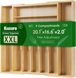 Kitsure Silverware Organizer for Kitchen Utensils and Cutlery Storage